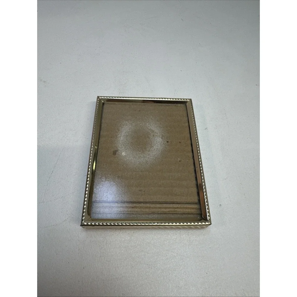 Vintage brass small picture frame